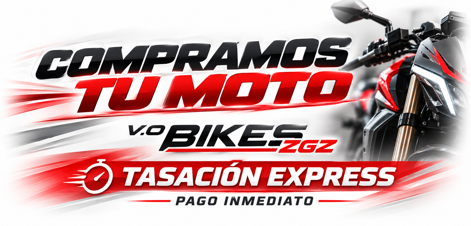 Compramos tu moto: tasación exprés y pago inmediato